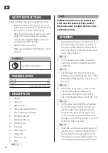 Preview for 16 page of Menuett 011242 Operating Instructions Manual