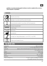 Preview for 36 page of Menuett 013697 Operating Instructions Manual