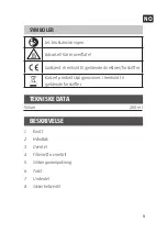 Preview for 9 page of Menuett 023196 Operating Instructions Manual