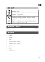 Preview for 25 page of Menuett 023196 Operating Instructions Manual