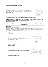 Preview for 7 page of Menuett 802-487 Operating Instructions Manual