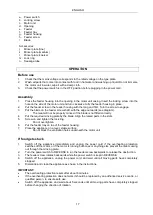 Preview for 17 page of Menuett 802-550 Operating Instructions Manual