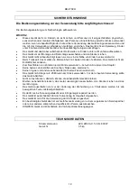 Preview for 19 page of Menuett 802-550 Operating Instructions Manual