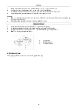 Preview for 6 page of Menuett 809-036 Operating Instructions Manual