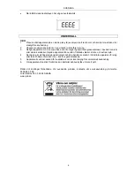 Preview for 4 page of Menuett 821-022 Operating Instructions Manual