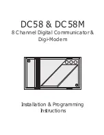 Предварительный просмотр 1 страницы Menvier Security DC58 Installation & Programming Instructions