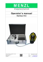 Preview for 1 page of MENZL 330-076 Operator'S Manual