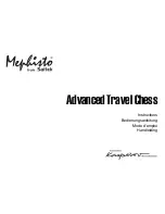 Mephisto Advanced Travel Chess Instructions Manual preview