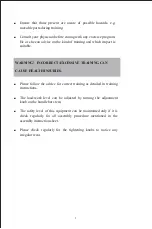 Предварительный просмотр 5 страницы Merach MR-526 Instruction Manual