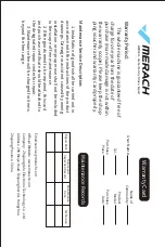 Предварительный просмотр 19 страницы Merach MR-526 Instruction Manual