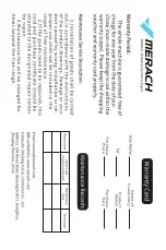 Предварительный просмотр 26 страницы Merach MR-526D Instruction Manual