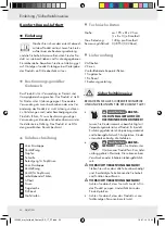 Предварительный просмотр 20 страницы Meradiso 102583 Operation And Safety Notes