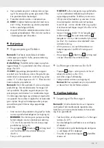 Preview for 8 page of Meradiso 273287 Operation And Safety Notes