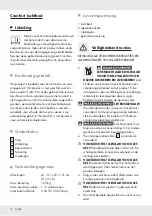 Preview for 13 page of Meradiso 273287 Operation And Safety Notes