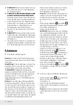 Preview for 17 page of Meradiso 273287 Operation And Safety Notes