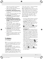 Preview for 15 page of Meradiso 292036 Operation And Safety Notes