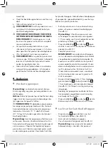 Preview for 19 page of Meradiso 292036 Operation And Safety Notes