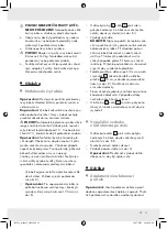 Preview for 23 page of Meradiso 292036 Operation And Safety Notes