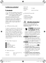 Preview for 29 page of Meradiso 292036 Operation And Safety Notes