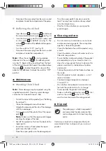 Предварительный просмотр 6 страницы Meradiso Z31196 Operation And Safety Notes