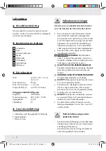 Предварительный просмотр 8 страницы Meradiso Z31196 Operation And Safety Notes