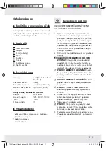 Предварительный просмотр 21 страницы Meradiso Z31196 Operation And Safety Notes