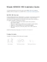 Preview for 1 page of Meraki MX65W-HW Installation Manual