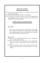 Preview for 4 page of Merax PP192721 Operation Instructions Manual