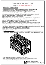 Preview for 1 page of Merax WF195692 Assembly Instructions Manual