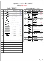 Preview for 3 page of Merax WF195692 Assembly Instructions Manual