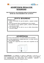 Предварительный просмотр 2 страницы Mercalor MT01555 Manual