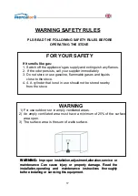 Предварительный просмотр 17 страницы Mercalor MT01556 Manual