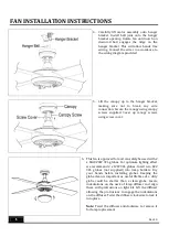 Предварительный просмотр 8 страницы MERCATOR FC032128BS Installation And Operation Instruction Book