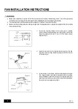 Preview for 6 page of MERCATOR FC130124BC Installation And Operation Instruction Book