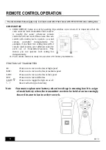 Preview for 10 page of MERCATOR FC132124BC Installation And Operation Instruction Book