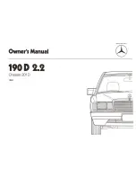 Preview for 5 page of Mercedes-Benz 190D 2.2 1984 Owner'S Manual