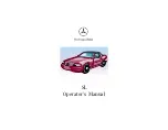 Mercedes-Benz 2000 SL 500 Operator'S Manual preview