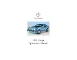 Предварительный просмотр 1 страницы Mercedes-Benz 2001 CLK 430 Operator'S Manual