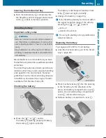 Предварительный просмотр 85 страницы Mercedes-Benz 2001 M-Class Operator'S Manual