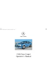 Preview for 1 page of Mercedes-Benz 2002 CLK 430 Operator'S Manual