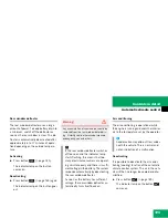 Preview for 194 page of Mercedes-Benz 2006 CL 500 Operator'S Manual