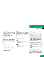 Preview for 208 page of Mercedes-Benz 2006 CL 500 Operator'S Manual