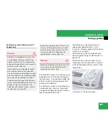 Preview for 258 page of Mercedes-Benz 2007 CLK-Class Coupe Operator'S Manual