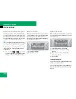 Preview for 277 page of Mercedes-Benz 2007 R 320 CDI Operator'S Manual