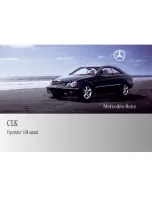 Mercedes-Benz 2009 CLK-Class Operator'S Manual preview