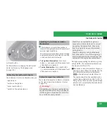 Preview for 123 page of Mercedes-Benz 2009 CLK-Class Operator'S Manual