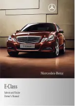 Предварительный просмотр 2 страницы Mercedes-Benz 2009 E-Class Manual