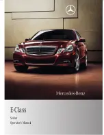 Preview for 1 page of Mercedes-Benz 2010 E 350 4MATIC Operator'S Manual