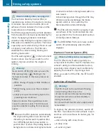 Предварительный просмотр 64 страницы Mercedes-Benz 2010 E-Class Coupe Operator'S Manual