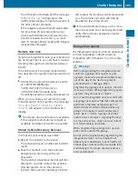 Preview for 207 page of Mercedes-Benz 2010 GLK 350 Operator'S Manual